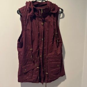Maroon vest